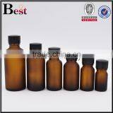 New Design Unique 5ml 10ml 15ml 20ml 50ml Amber Blue Glass Bottle Empty Nail Polish Bottle With Cap and Brush thumbnail-4