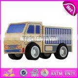 New Design Cartoon Cat Wooden Car Toys for Toddlers W04A048 thumbnail-5