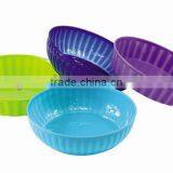 Round Plastic Salad Bowl thumbnail-1