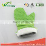 WCJB2739 Oven Mitt Silicone Pot Holders, Heat Resistant Cooking & Barbecue Grill Gloves & Oven Mitts thumbnail-3