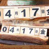 Eco-friendly Reused Wooden Calendar/creative Wood Calendar thumbnail-2