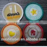 China Factory Custom Embroidery Letter Patches Woven Label Patch for Cloth thumbnail-3