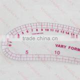 Chinese Manufacturer OEM HIP LINE SEWING RULER / Plastic 48cm French Curves for Fashion Design # 6248 thumbnail-3