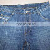 GZY Mens High Quality Designer Light Scratch Denim Biker Jeans Denim Fabric for Jeans Stock thumbnail-5