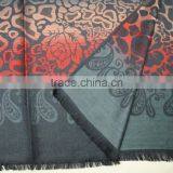 2017 Fashion New Designer Women Jacquard Paisley Floral Peony Pashmina Shawl thumbnail-5