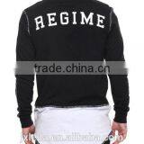 Fields French Terry Fabric Rounded Neck Hem Printed Trim Drop Tee Color Block t Shiet for Men thumbnail-5