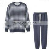 China Oem Stripe Pajamas Blanks Good Quality Wholesale Cheap Customized Comfort Fabric for Pajamas thumbnail-1
