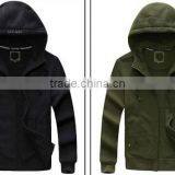 New Product China Wholesale Good Sale Plain Custom Zipper Pocket Hoody thumbnail-2