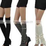 New 2014 Women's Fashion Thicken Knit Crochet Winter Leg Warmer Over The Knee Ball Socks 5 Colors Cheap 18920 thumbnail-1