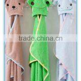 Embroidered Bamboo Soft Kids Towel With Hood,hooded Towel for Kids thumbnail-1