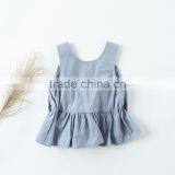 S33542W Baby Girl Dress Backless Summer Girls Dress With Bow Cute Toddler Dress thumbnail-3
