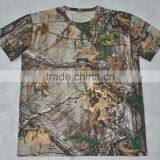 OEM Men' 100% Merino Wool Thermal Camouflage Hunting Pattern, Militray T-Shirts, O Neck Short Sleeve Upper, Size Plus thumbnail-1