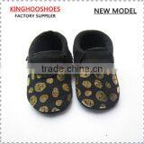 2015 Kinghoo Shoes Wholesale Baby Moccasins Skull Design Infant Baby Shoes thumbnail-1