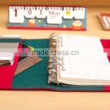 A6 PU Cover Agenda Planner With Elastic Band Loose Leaf Binding Diary Customizable Planner thumbnail-3