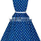 Walson C89342A New 50s Lady Polka Dot Fitted Pencil Wiggle Vintage Retro Style Rockabilly Dress thumbnail-3