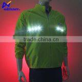 USB Rechargeable Flashing Safety Cycling Sports Long Sleeve Jacket thumbnail-5
