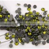 2058HF SS16 Olivine 1440pcs High Quality Glue Base Olivine Flatback Rhinestones Hotfix Motif Crystal Rhinestone thumbnail-2