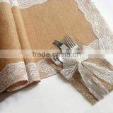 Lace and Burlap Table Runner,Laser Cut Felt Table Runner,Table Runner for Wedding Decoration thumbnail-2
