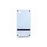 Cellphone Case for Apple's IPhone 4, Soft Silicone Lining, Never Block Mobile Port thumbnail-1