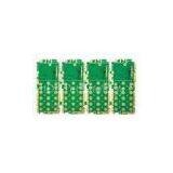 Single Sided FR-4 rigid flex pcb 1.6mm thickness Green , Yellow Solder Mask