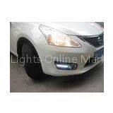 Nissan TIIDA LED DRL Lights High Brightness , Plastic and Chrome