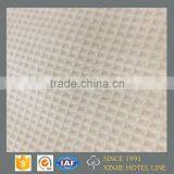 Hotel White Waffle Bathrobe With Piping thumbnail-3