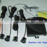 Rainbow LED Display Car Parking System Reversing Sensor