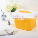 New Mini Plastic Storage Box With Lid Storage Box Clothes thumbnail-2