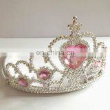 HBN-1447K Pink Princess Tiara Crown for Girls thumbnail-1