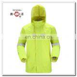 Heavy Duty Reflective Safety Nylon Rain Jacket for Policeman thumbnail-1