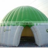 Green & White Inflatable Dome Tent