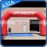 Custom Red Inflatable Finish Line / Start Line Arch For Triathlon thumbnail-1