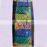 Multicolored Razor Cut Patched Prints Maxi Dress HHCS 126 C
