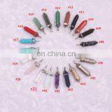 Stone Jewelry Bullet Shape Natural Crystal Point Quartz Pendant For Necklace thumbnail-2