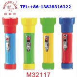 Good quality durable metal & ABS led flashlight torch popular in Africa