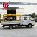 XYC-200 vehicle-mounted hydraulic water well drilling rig 200m bore hole drilling rig