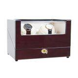 Japan Motor 2+0 Grids Piano Lacquer Dual Automatic Watch Winder Vertical Design Watch Winder thumbnail-3