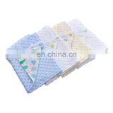 Cartoon Printed 2 Layers Breathable Cotton Backing Minky Dot Baby Blanket thumbnail-7