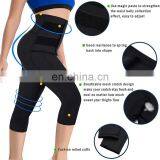 Women Sauna Yoga Pant Capris Fat Control Sweat Legging With Waist Trainer Belt Hot Sweat Pants thumbnail-5