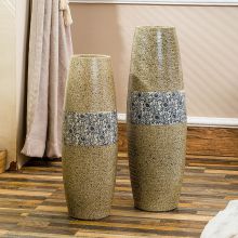 Fashion Modern Simple Olive Hand Made Jingdezhen Ceramic Vase For Coffee Shop Decor
