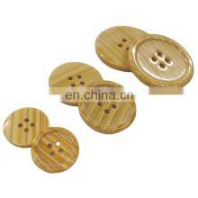Fine Edge Sewing Shirt Fancy Custom Wood Resin Button