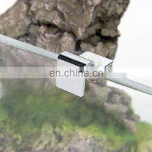 Best Selling Stainless Steel Aquarium Fish Tank Glass Cover Clip thumbnail-1