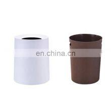 Simple Design Household Office Plastic Dust Bin 12L Pedal Bin Plastic Dustbin With Double Layers Open Top Trash Can