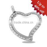 New Arrival!r Stainless Steel Floating Heart Locket Pendant for Halloween Fall Holiday thumbnail-1