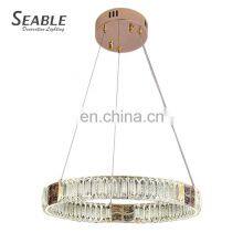 New Design Indoor Decoration Living Room Dining Room Luxury LED Crystal Pendant Light thumbnail-5