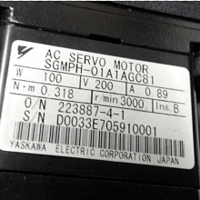 SGMPH-01A1AGC81 Yaskawa 0.318 Rated Torque Servo Electronic Moudel thumbnail-1