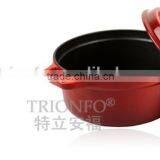 Hot Sale Trionfo Red Enameled Big Cast Iron Pot thumbnail-3