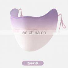 Ice Silk Sunscreen Maskes To Protect The Eye Corners Summer Outdoor Sunshade Half Face Cover Women thumbnail-3