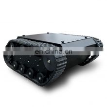 tank rubber track chassis delivery electric vehicle robot platform