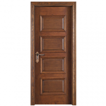 Customized Interior Solid Wood Composite Paint Free Embossed Deep Carved Door thumbnail-2